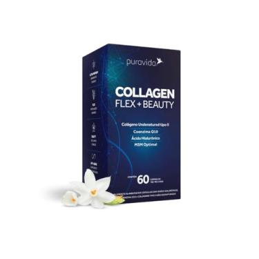 Imagem de Suplemento premium collagen flex beauty 60caps puravida