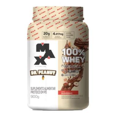 Imagem de Whey 100% Whey Protein Sabor Bueníssimo Max Titanium x Dr. Peanut Pote