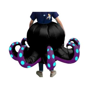 Imagem de Fantasia Inflável De Polvo Para Festa De Halloween, Traje Único De Cri
