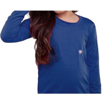 Imagem de Blusa Infantil Térmica Menina de Praia Segunda Pele Uv50+ Proteção Sol