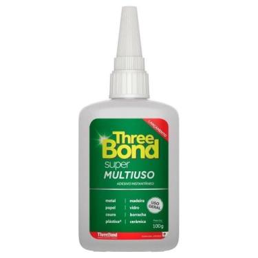 Imagem de Cola Three Bond Instantânea Super Multi Uso 100g