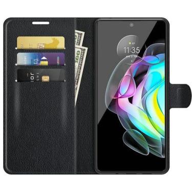 Imagem de Capa Capinha Carteira Moto Edge 20 Case De Couro Flip Top - Danet, Pre