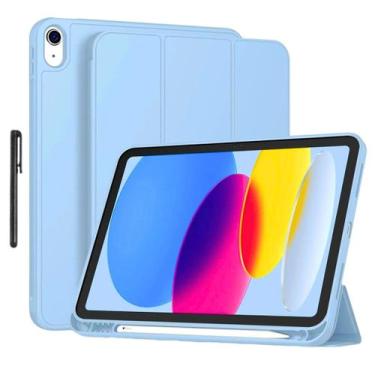 Imagem de Capa TPU maleável + caneta touch para iPad 11 A16 2025 - Genérica