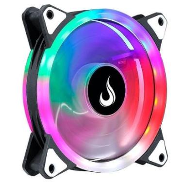 Imagem de Ventoinha Rise Mode Galaxy, Rainbow, 120mm, Preto - RM-FRM-02-RGB-Unissex