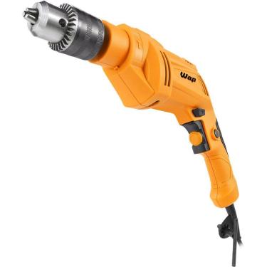 Imagem de Parafusadeira e Furadeira de Impacto WAP Doméstica WF 700K10 W2 Kit 11 Acessórios 700W Amarelo 110V