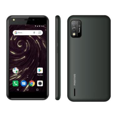 Imagem de Smartphone Positivo Twist S509 32GB Cinza 4G Octa-Core 1GB RAM Tela 5 