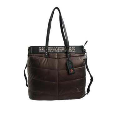 Imagem de Bolsa Feminina Ombro E Transversal Grande Macia Casual Dia a Dia Elega
