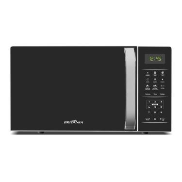 Imagem de Micro-ondas de Bancada Britânia BMO23 20L 1100W Pintura Limpa Fácil Preto com Função Tira Odor 220V