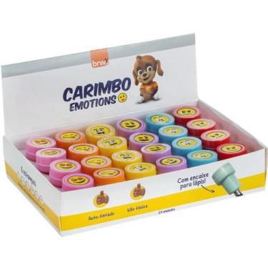 Imagem de Carimbo Pedagogico Emotions 6 Modelos Sortidos DP.C/24 - Brw