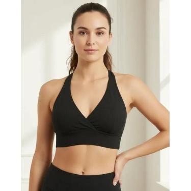 Imagem de Top Nadador Sem Bojo Feminino Fitness Academia Corrida Treino Malhar A