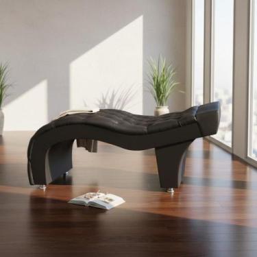 Imagem de Maca Estética Joe 60X180 cm Couro Preto Facial Cílios E Sobrancelhas M