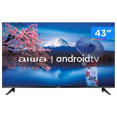 Imagem de Smart TV AIWA 43 pol. HDR10 Android Full HD Borda Ultrafina Dolby Áudi