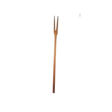 Imagem de Garfo Petisco Grande de Pau Madeira 22 Cm
