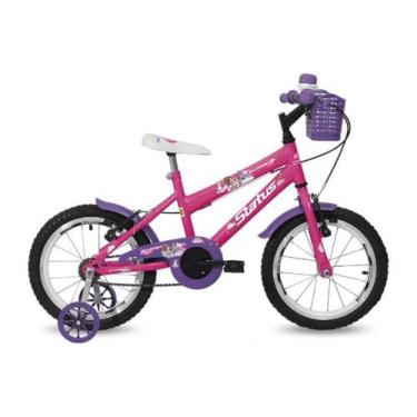 Bicicleta Caloi Barbie Infantil - Aro 16 - Pink
