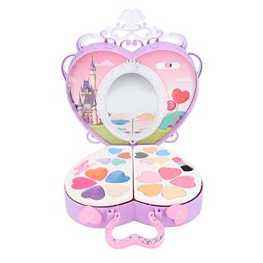 Compre Crianças maquiagem brinquedos kit para menina lavável cosméticos  brinquedos conjunto fingir jogo princesa sombra blush batom maquiagem bolsa  conjunto