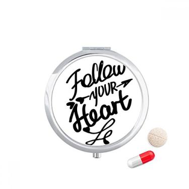 Imagem de Caixa de comprimidos Follow Your Heart para armazenamento de remédios