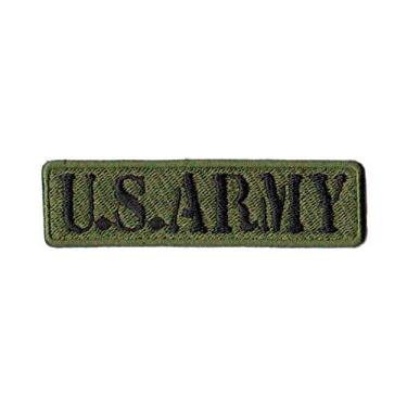 Imagem de Patch Bordado Tarja de Uniforme Exercito EUA US Army EX10093-238 Termocolante Para Aplicar