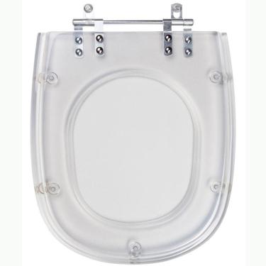 Imagem de Assento Sanitario Poliester Sabatini Cristal para vaso Icasa