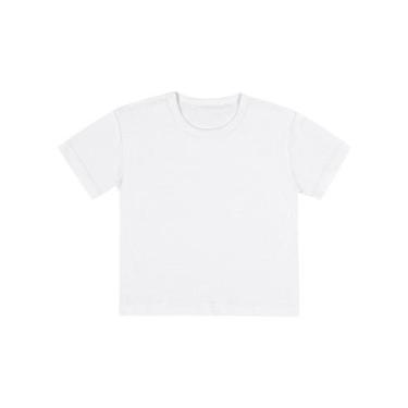 Imagem de Camiseta Masculina Básica Branca 01 Ao 03 - Fakini