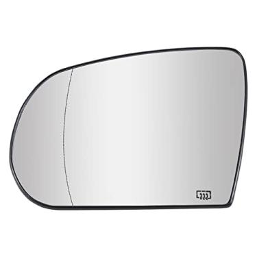 Imagem de LOIYLLEN Substituição do espelho lateral do motorista para Jeep Cherokee 2014-2019, 2017-2021 Jeep Compass Espelhos de vidro - vidro convexo, espelho retrovisor do lado esquerdo com aquecimento