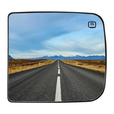 Imagem de LOIYLLEN Espelho retrovisor lateral do passageiro, espelho de passagem direita, espelhos de reboque com suporte traseiro e substituição aquecida para Dodge Ram 1500 2500 3500 4500 5500 substituir 68067726AA