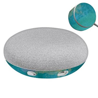 Imagem de Película MightySkins compatível com Google Home Mini – Aquarela Azul | Capa protetora, durável e exclusiva de decalque de vinil | Fácil de aplicar, remover e mudar de estilos | Feito nos EUA
