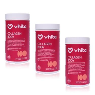 Imagem de Colágeno Hidrolisado e Isolado Proteína Body Balance 15g Com Vitaminas, 30 doses (3 unidades) - Vhita