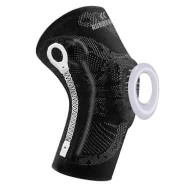 Imagem de Joelheira de Compressão Profissional Snake para proteção e recuperação do joelho Premium Rubber Fit (G)
