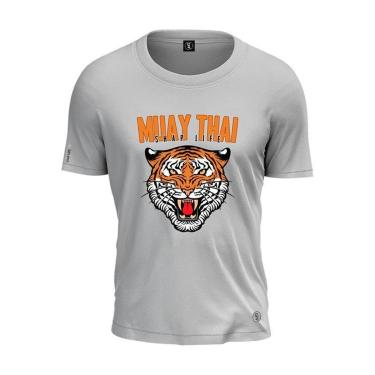 Imagem de Camiseta Muay Thai Tigre Animal Luta Arte Marcial Shap Life-Unissex