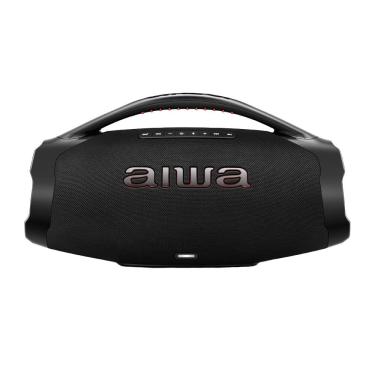 Imagem de Caixa de Som Aiwa Boombox Plus com 3 Alto-falantes Bivolt e com Proteção IP66 Contra Água e Poeira AWS-BBS-01B - 200W