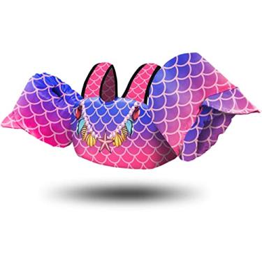 Imagem de Chriffer Colete salva-vidas infantil para meninos e meninas de 13,6 a 25 kg, boias infantis com arnês de ombro e asas de braço para bebês de 2, 3, 4, 5, 6, 7 anos