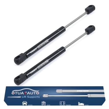 Imagem de OTUAYAUTO Suporte a gás de 25,4 cm – Suporte universal de elevação de 156N/15,8 kg – 4058 amortecedores a gás para caixa de ferramentas, amortecedor de tampa de caminhão, dobradiça de porta hidráulica, suporte de gás de armário, suporte de porta de trailer