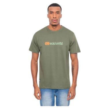 Imagem de Camiseta Ecko Estampada Logo Básica Verde Militar-Masculino