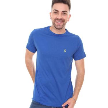 Imagem de Camiseta Ralph Lauren Custom Fit Azul Royal-Masculino