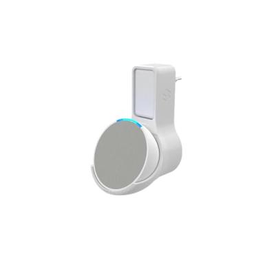 Imagem de Suporte De Tomada Compativel Com Amazon Echo Pop Alexa (Branco)