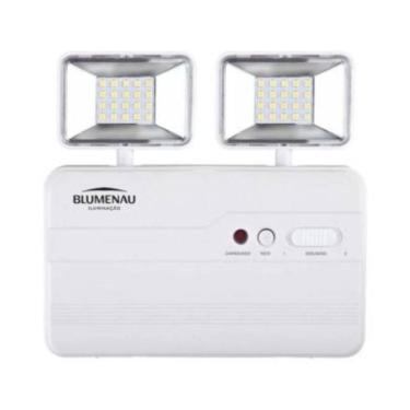 Imagem de Luminária Emergência Bloco Autônomo Led Blumenau 1200 Lúmens