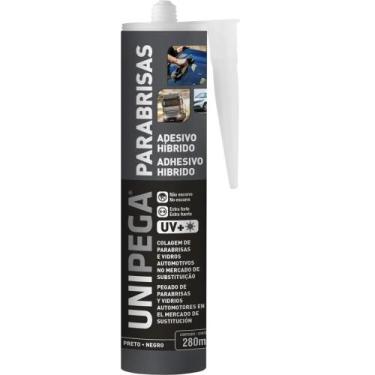Imagem de Cola para Parabrisa Preto 400g Unipega, Preto, 400g