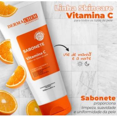 Imagem de Sabonete Liquido Facial de Vitamina C 100g Derma Chem