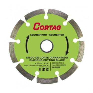 Imagem de Disco de Corte Diamantado Segmentado 110mm - Cortag