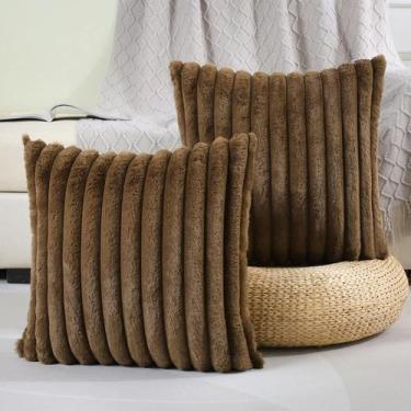 Imagem de KIT C/ 2 CAPAS P/ ALMOFADA EM PELUCIA WAVE SOFT 2 Lados - 40X40 CM - S