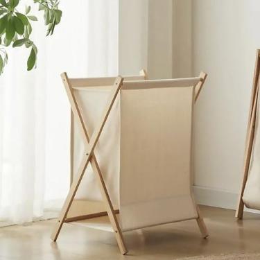 Imagem de Cesto Multiuso Dobrável Organizador De Banheiro Para Roupas - Não info