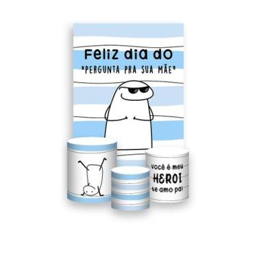 Imagem de Painel De Festa Vertical 1,50 x 2,20 + Trio De Capas Cilindro - Flork 
