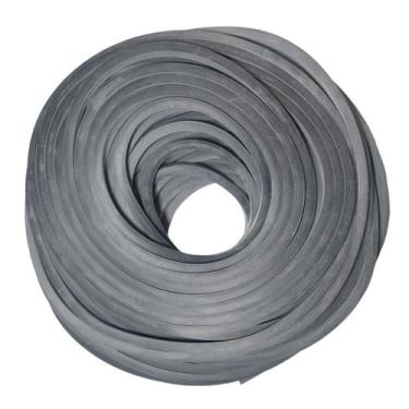 Imagem de Rolo de 50 Metros de Borracha Perfil Esponjoso 15x10mm Vedação Macio L