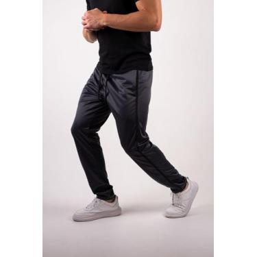 Imagem de Calça Masculina Helanca Flanelada Inverno  - KS, Cinza, M