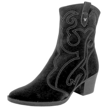 Imagem de Bota Feminina Country Salto Médio Cano Baixo Mississipi