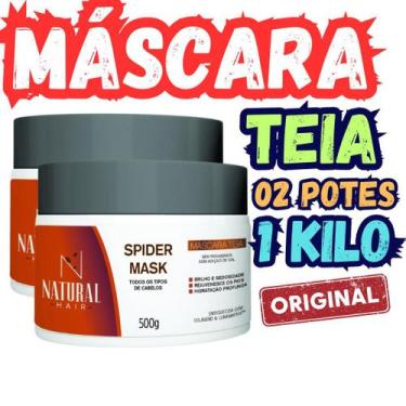 Imagem de kit Mascara de hidratação efeito Teia 500 g Natural Hair-v - Natural H