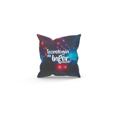 Imagem de Almofada Decorativa Cheia c/ Zíper 25x25 TI - Deluzz