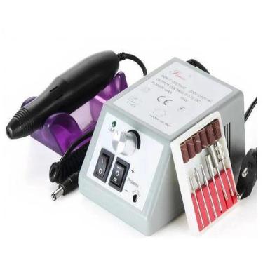 Imagem de Lixadeira Elétrica Unha Manicure Pedicure Profissional Motor Bivolt - 