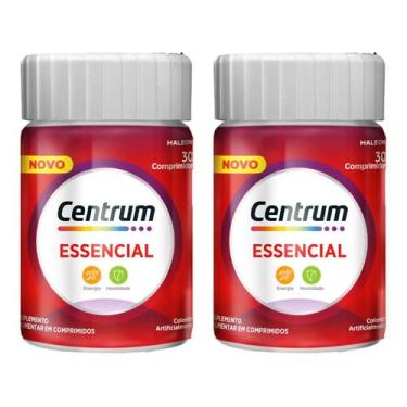 Imagem de Kit 2 Suplemento Vitamina Centrum Essencial 30 Cpr - Haleon