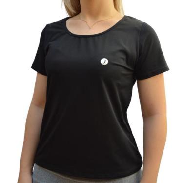 Imagem de Blusa Fitness Feminina Dryfit Poliamida Uv 50+ Gola Redonda Fresquinha